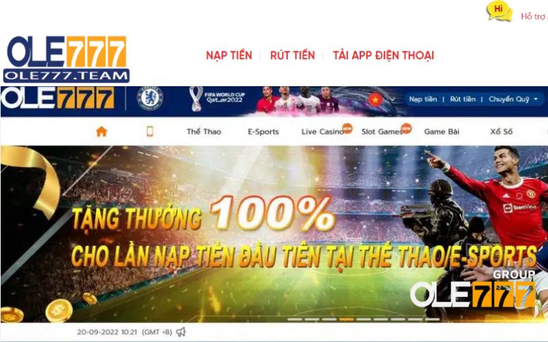 Giới thiệu về trang web OLE777 team